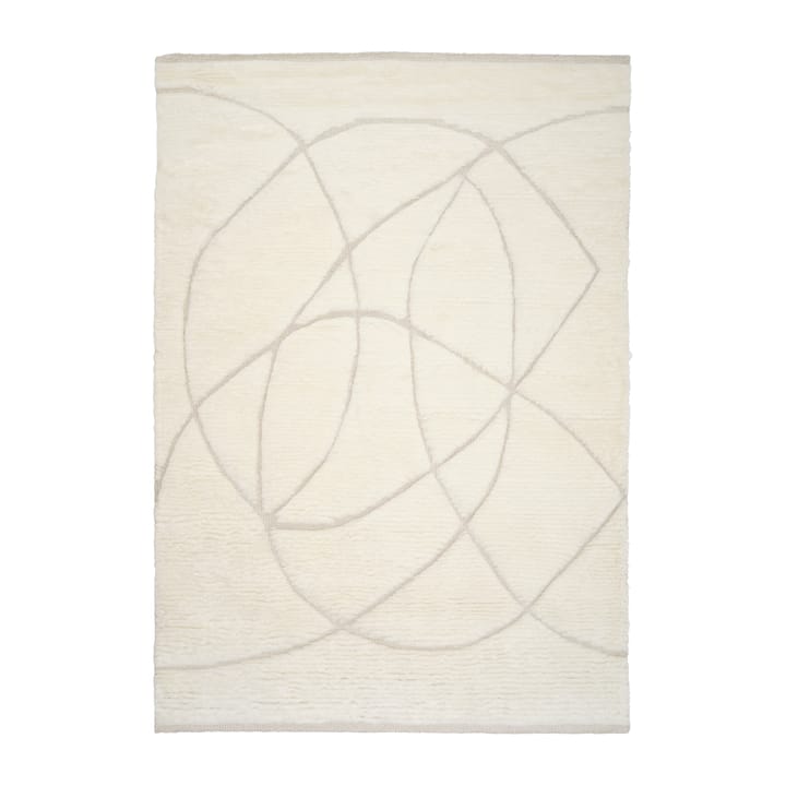 Lineal Sweep ullteppe - White, 140 x 200 cm - Linie Design