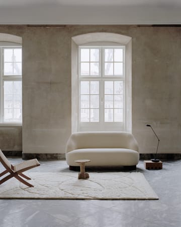 Lineal Sweep ullteppe - White, 140 x 200 cm - Linie Design