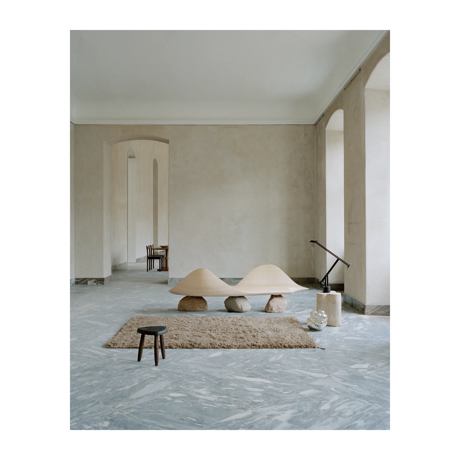 Luminary Sun teppe 200 x 300 cm, Naturlig Linie Design