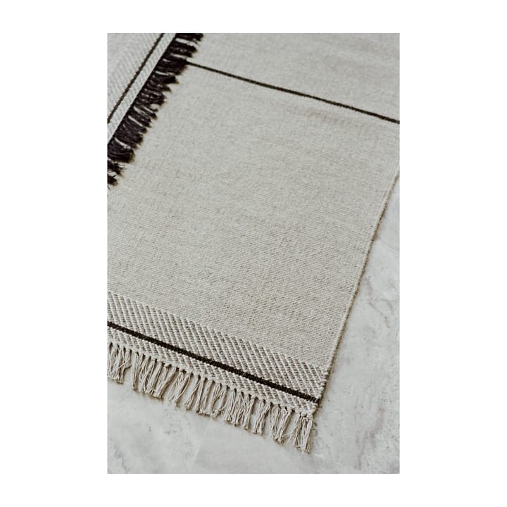Mindful Soul ullteppe 140 x 200 cm, Stone-grey Linie Design
