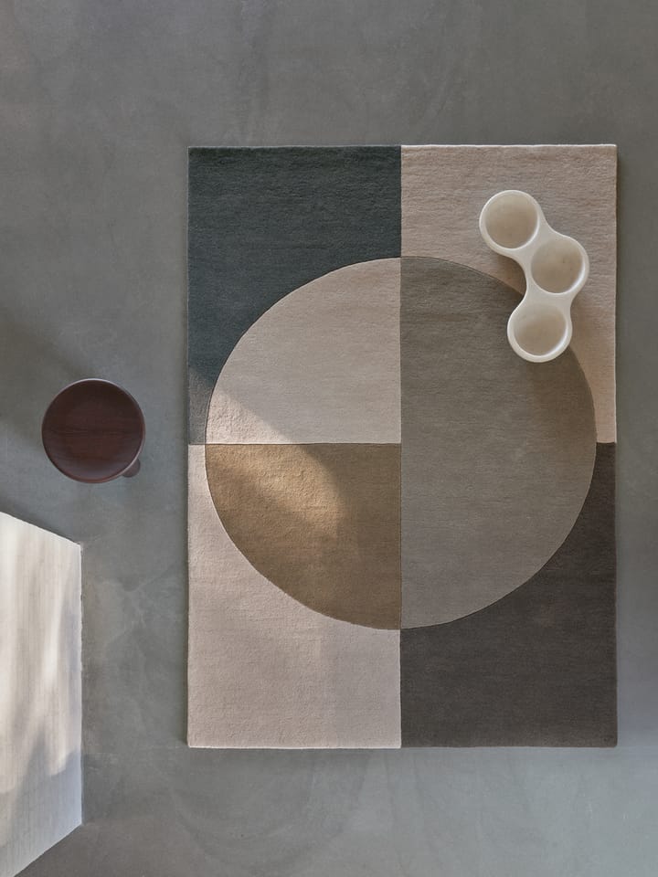 Radiality ullteppe, Olive, 140 x 200 cm Linie Design
