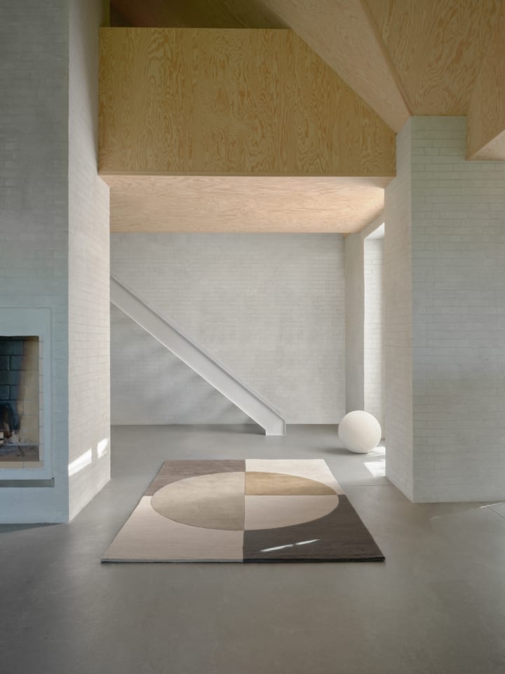 Radiality ullteppe - Olive, 140 x 200 cm - Linie Design