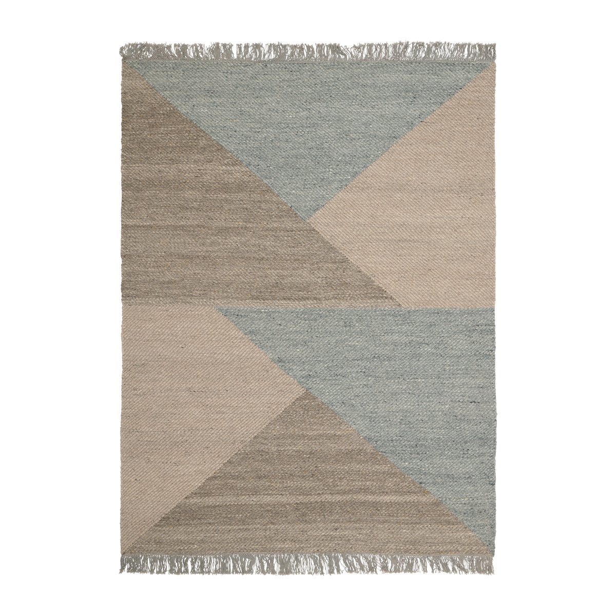Bilde av Linie Design Skuld ullteppe Beige 140 x 200 cm