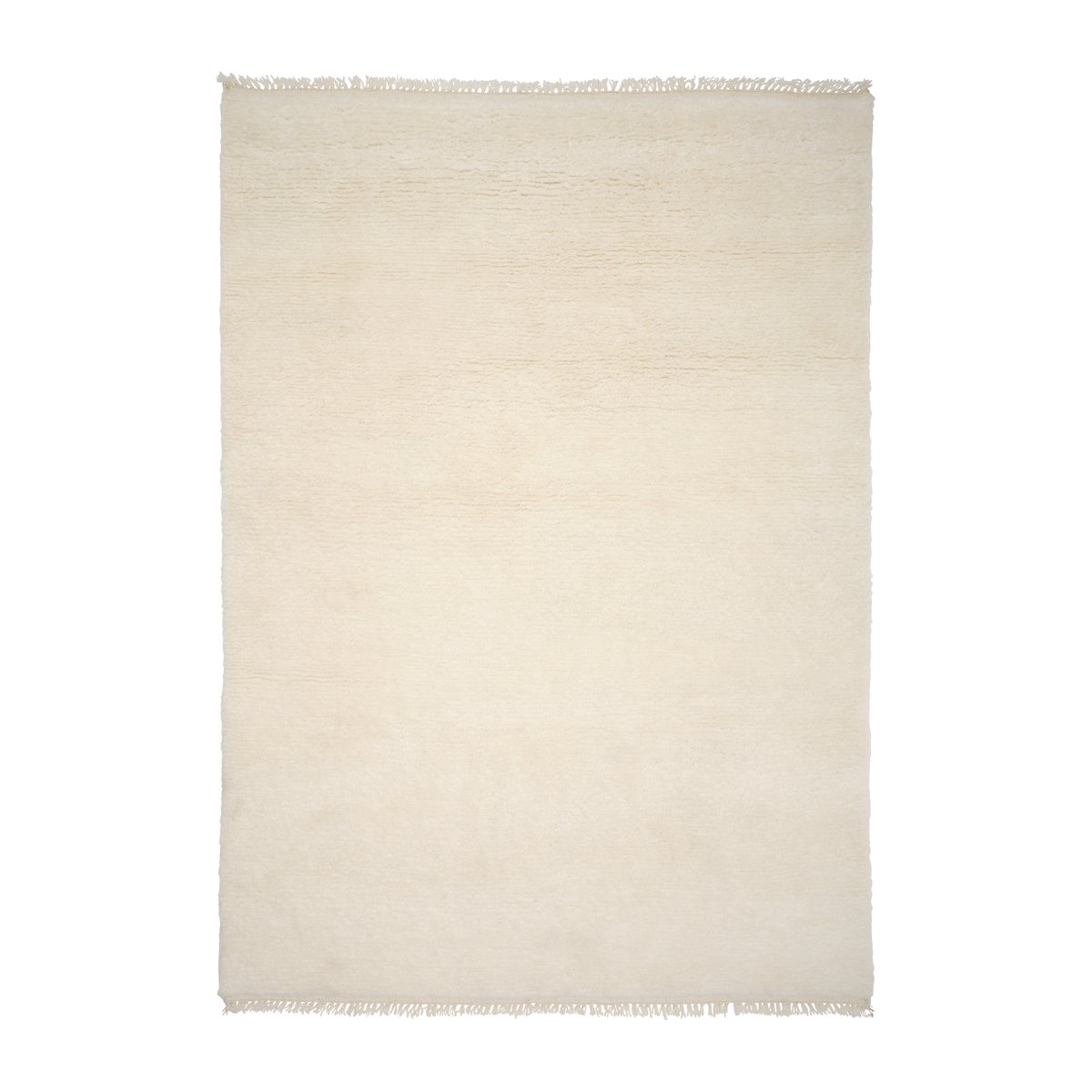 Bilde av Linie Design Soft Savannah ullteppe White 140 x 200 cm