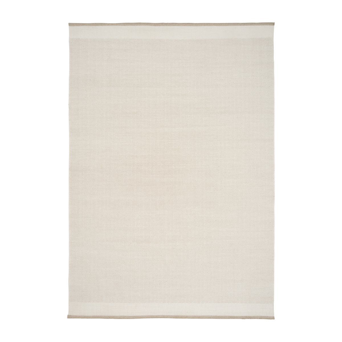 Bilde av Linie Design Stratum Echo ullteppe White 170 x 240 cm