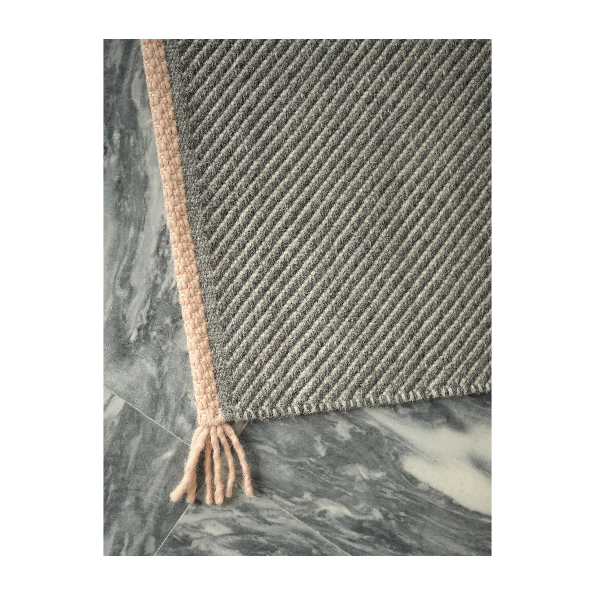 Vision Walk ullteppe 140 x 200 cm, Grey-rose Linie Design