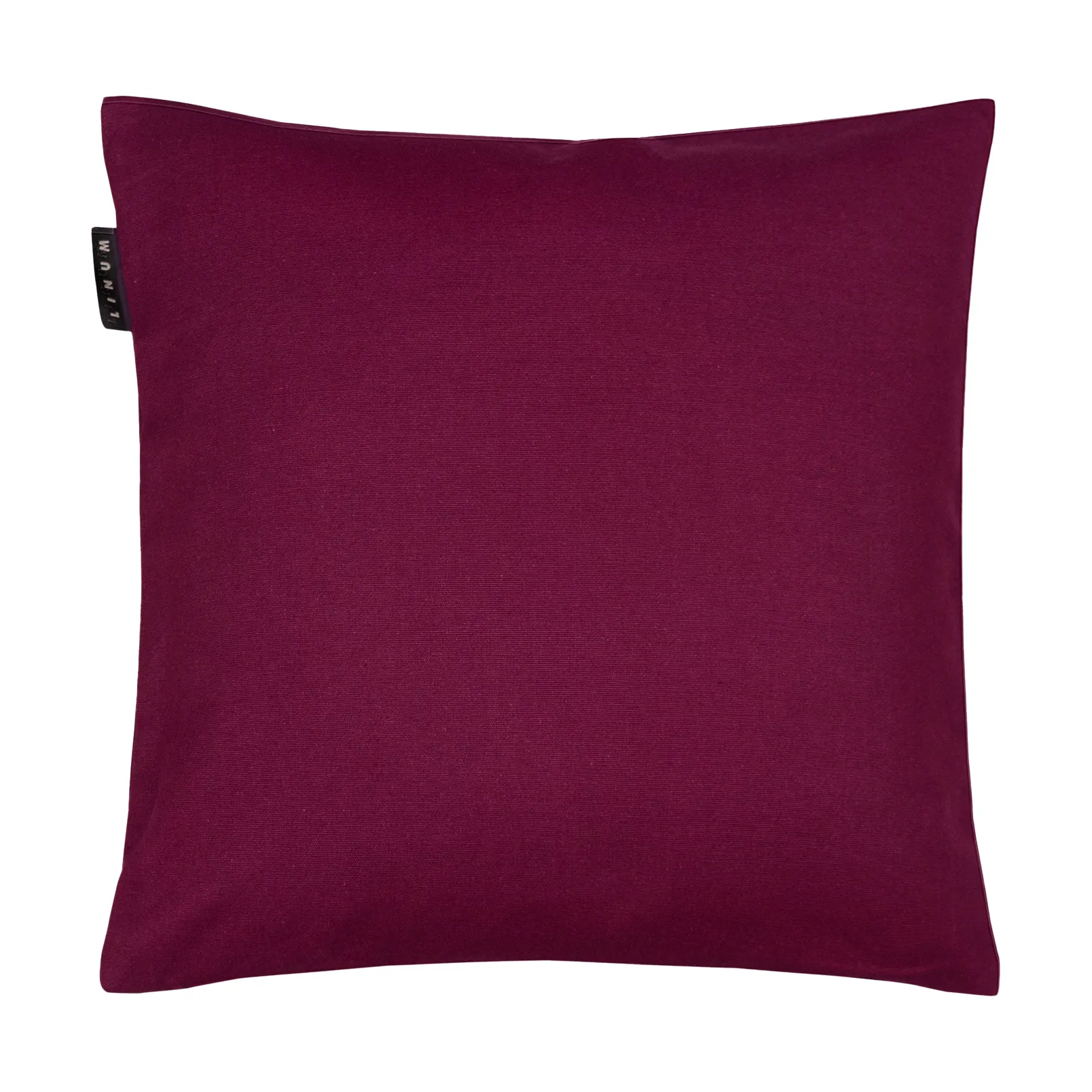 Annabell putetrekk 40x40 cm, Burgunderrød Linum