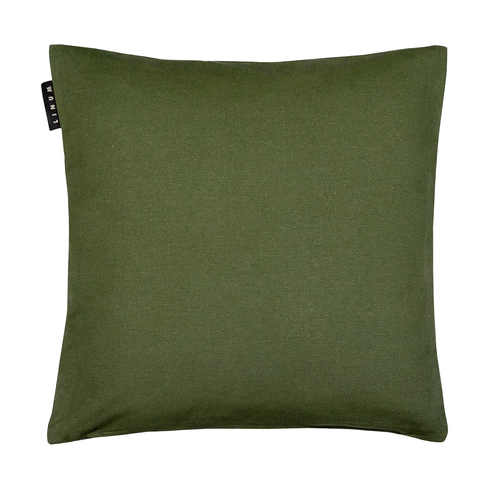 Annabell putetrekk 40x40 cm, Mørk olivengrønn Linum