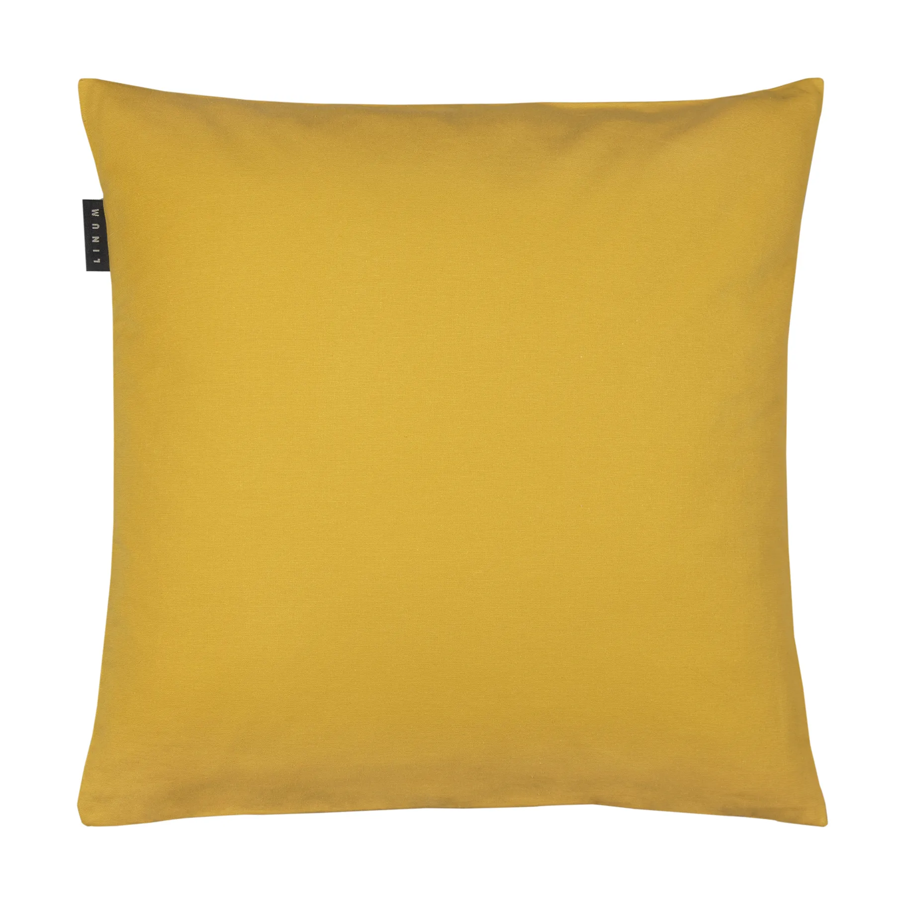 Annabell putetrekk 50x50 cm, Sennepsgul Linum