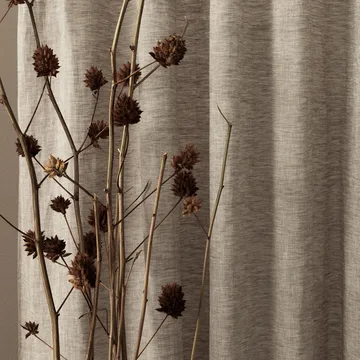 Intermezzo gardin - Brun - Linum