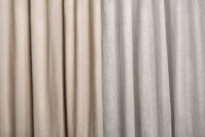 Intermezzo gardin, Kremet beige Linum