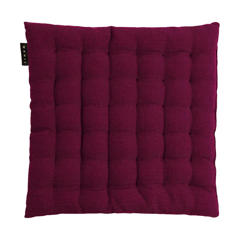 Linum Pepper stolpute 40x40 cm Burgunderrød