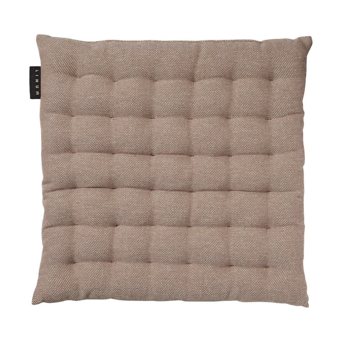 Linum Pepper stolpute 40x40 cm Mrk muldvarpbrun | Skandinavisk Design | Stolputer | Brun