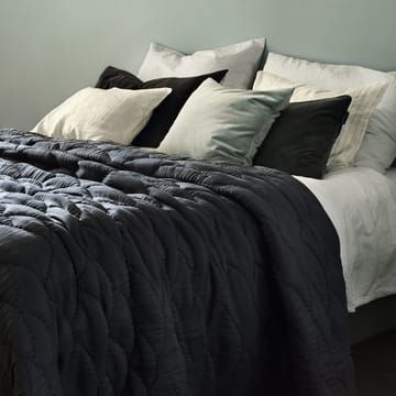 Saga sengeteppe 260x270 cm - Mörk kolgrå - Linum