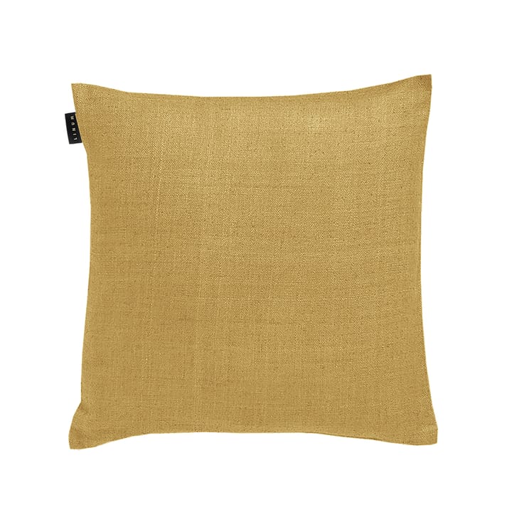 Seta putetrekk 50x50 - Straw yellow - Linum