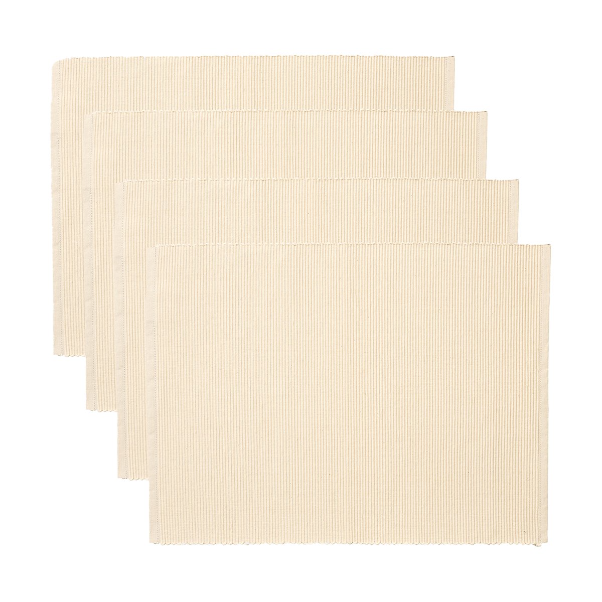 Linum Uni bordbrikke 35x46 cm 4-pk Krem Beige