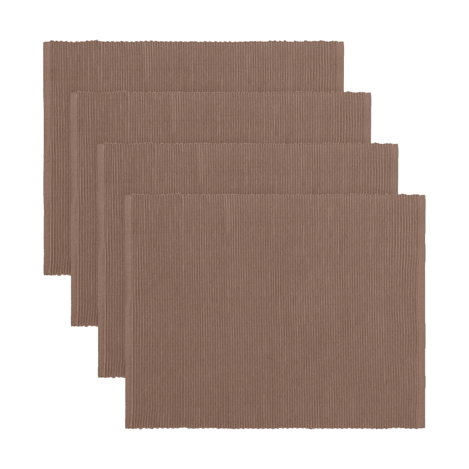 Uni bordbrikke 35x46 cm 4-pk, Mørkebrun Linum