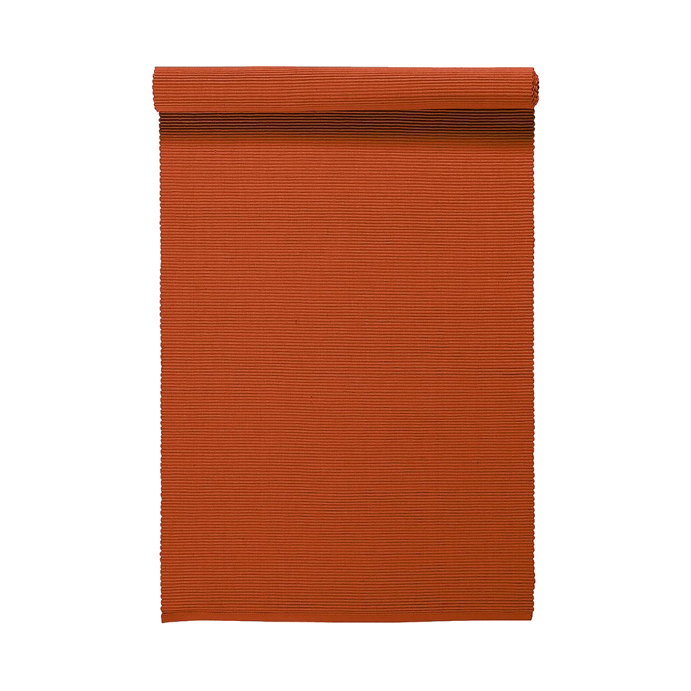 Linum Uni bordsløper 45x150 cm Rustorange