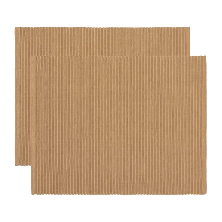 Uni spisebrikke 35 x 46 cm 2-pakning - Camel brown - Linum