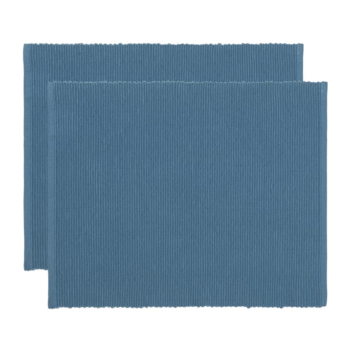 Uni spisebrikke 35 x 46 cm 2-pakning - Deep sea blue - Linum