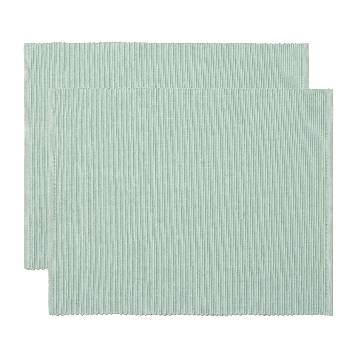 Linum Uni spisebrikke 35 x 46 cm 2-pakning Isgrønn