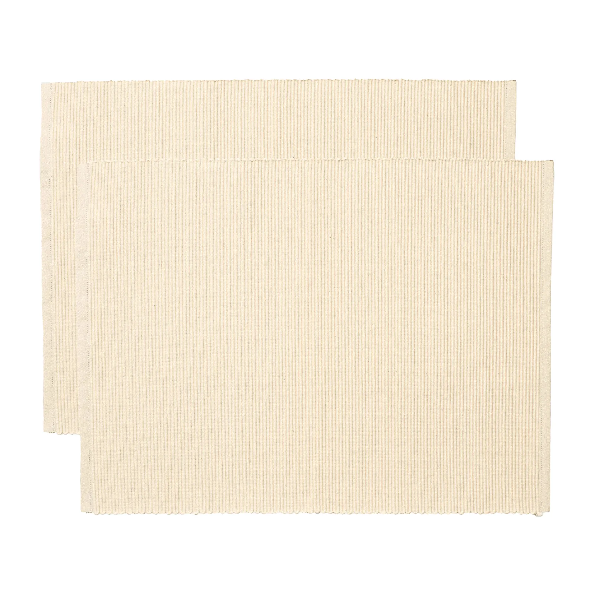 Uni spisebrikke 35 x 46 cm 2-pakning, Kremete beige Linum