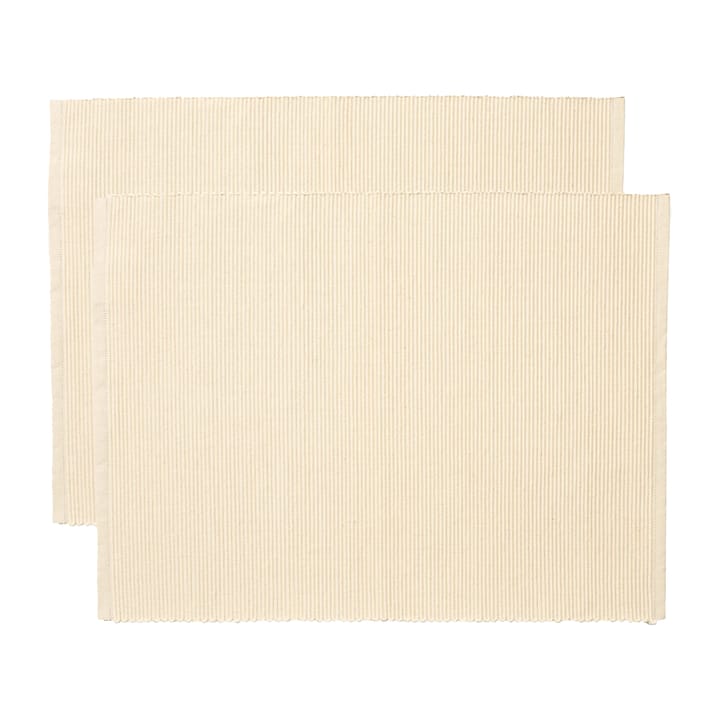 Uni spisebrikke 35 x 46 cm 2-pakning - Kremete beige - Linum