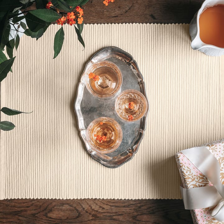Uni spisebrikke 35 x 46 cm 2-pakning, Kremete beige Linum