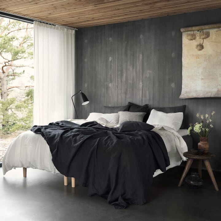 West sengeteppe 250x260 cm - Granittgrå - Linum