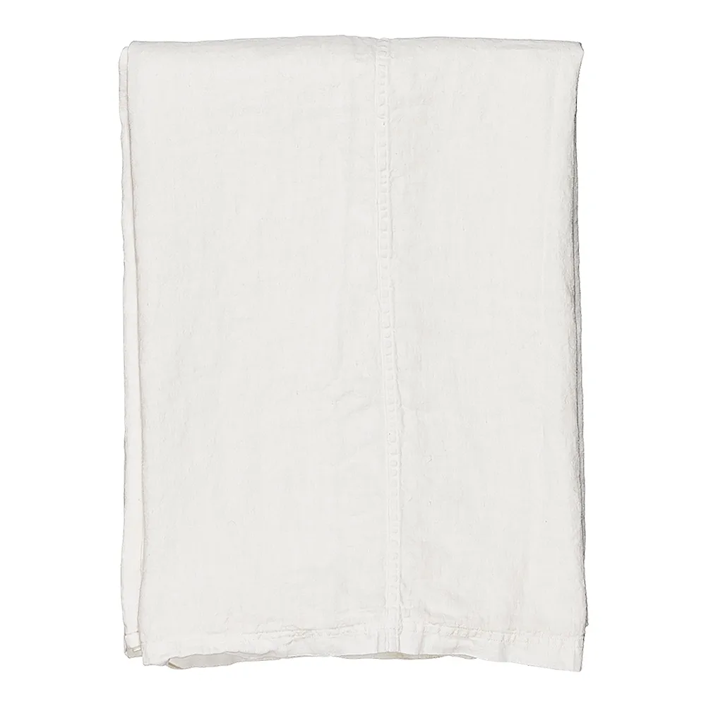 West sengeteppe 250x260 cm, Hvit Linum