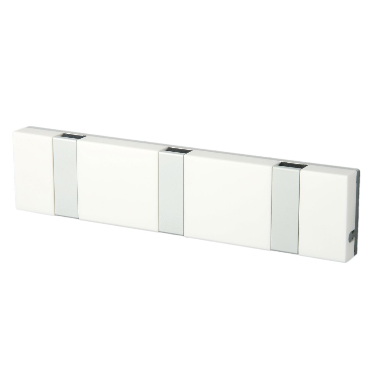 Loca Knax knaggrekke 20 cm kompositt hvit | Skandinavisk Design | Knagger & Knotter | Hvit