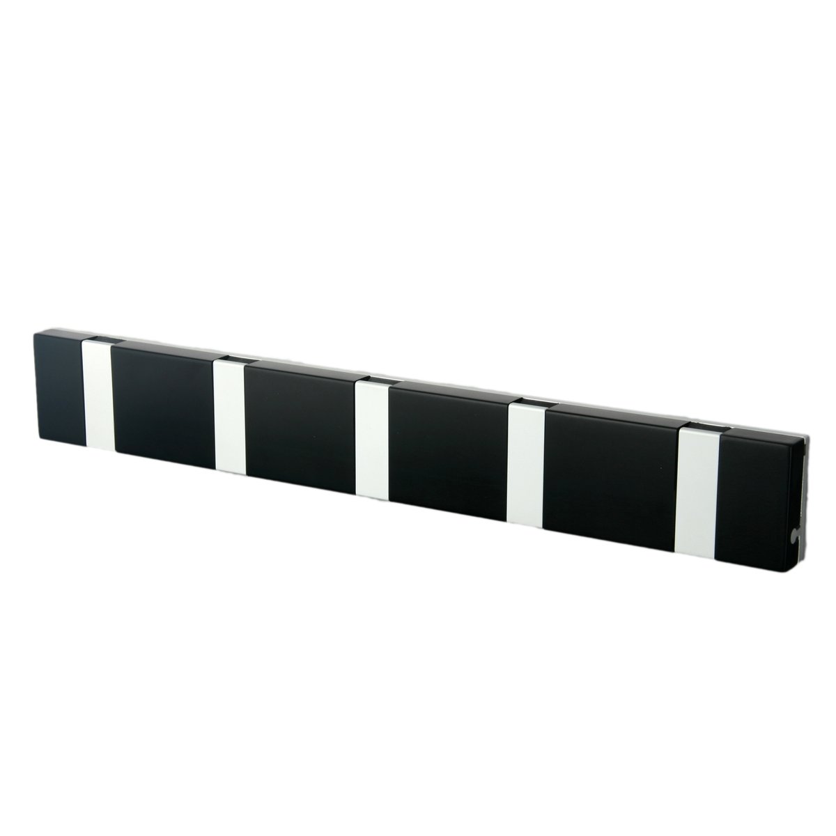 Loca Knax knaggrekke 33 cm kompositt sort | Skandinavisk Design | Knagger & Knotter | Svart