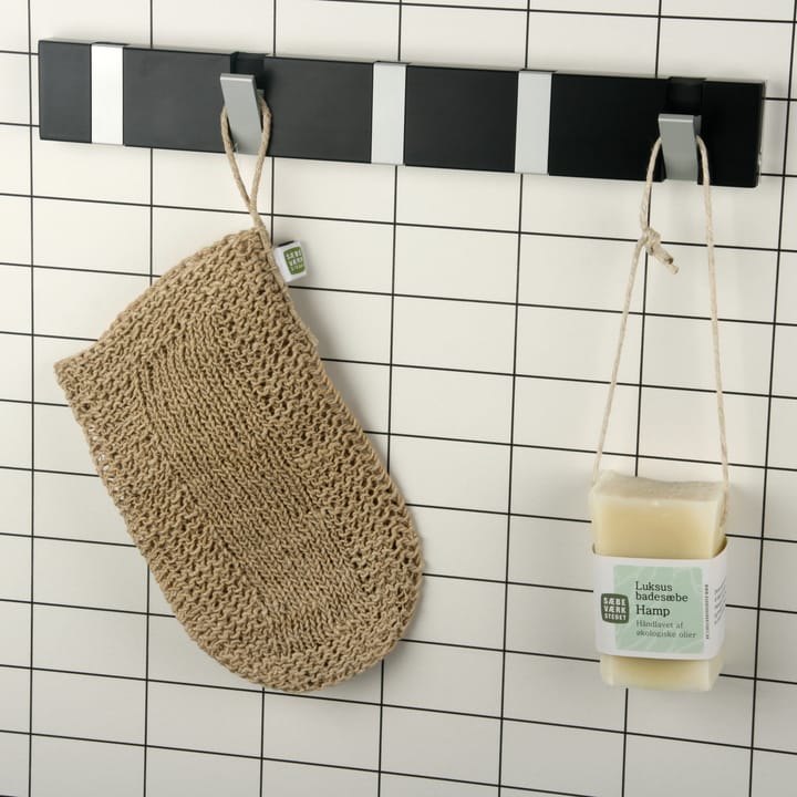 Loca Knax knaggrekke 33 cm kompositt, sort LoCa