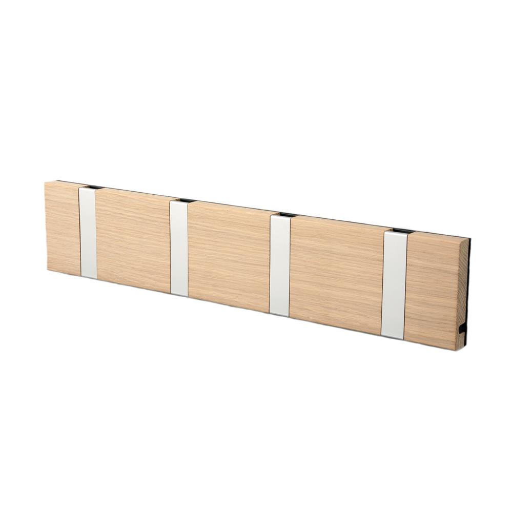 LoCa Loca Knax knaggrekke 40 cm såpet eik-grå