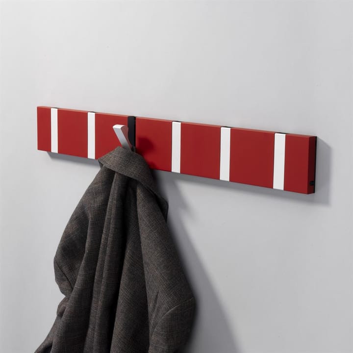Loca Knax knaggrekke 80 cm, rød-grå LoCa