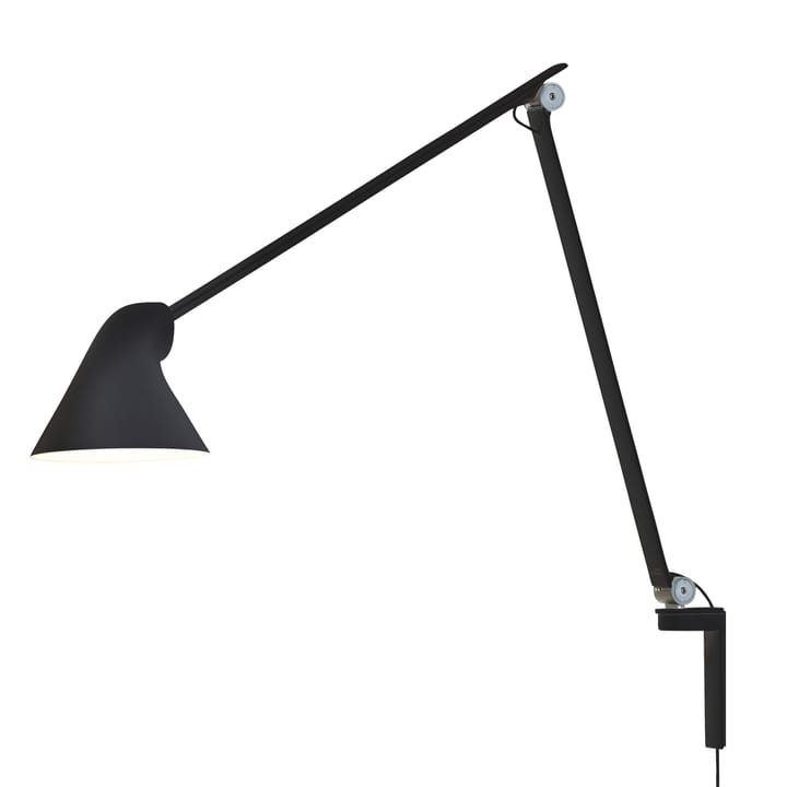 NJP vegglampe lang arm - Svart - Louis Poulsen