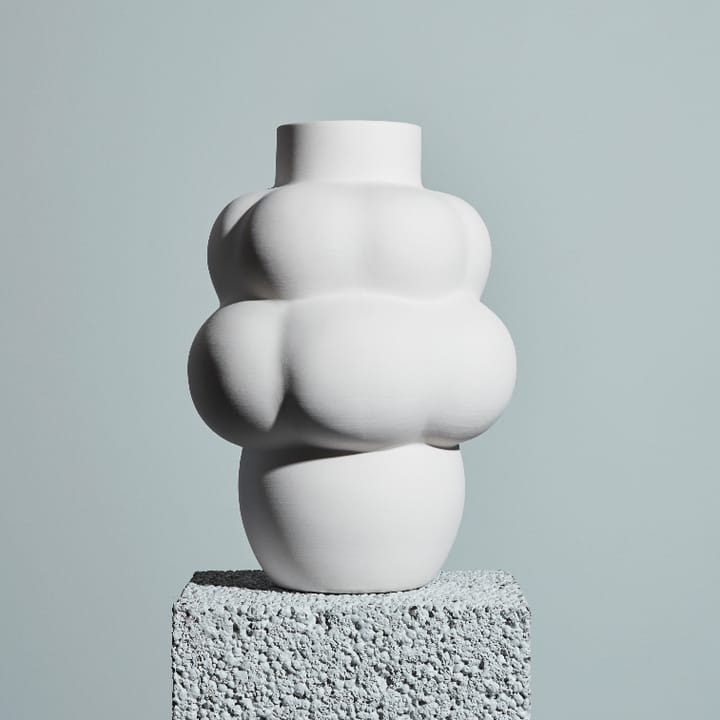 Balloon 04 vase keramikk, Raw White Louise Roe
