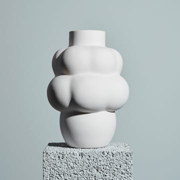 Balloon 04 vase keramikk - Raw White - Louise Roe