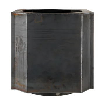 Funki krukke M 40 cm - Raw Iron - Louise Roe