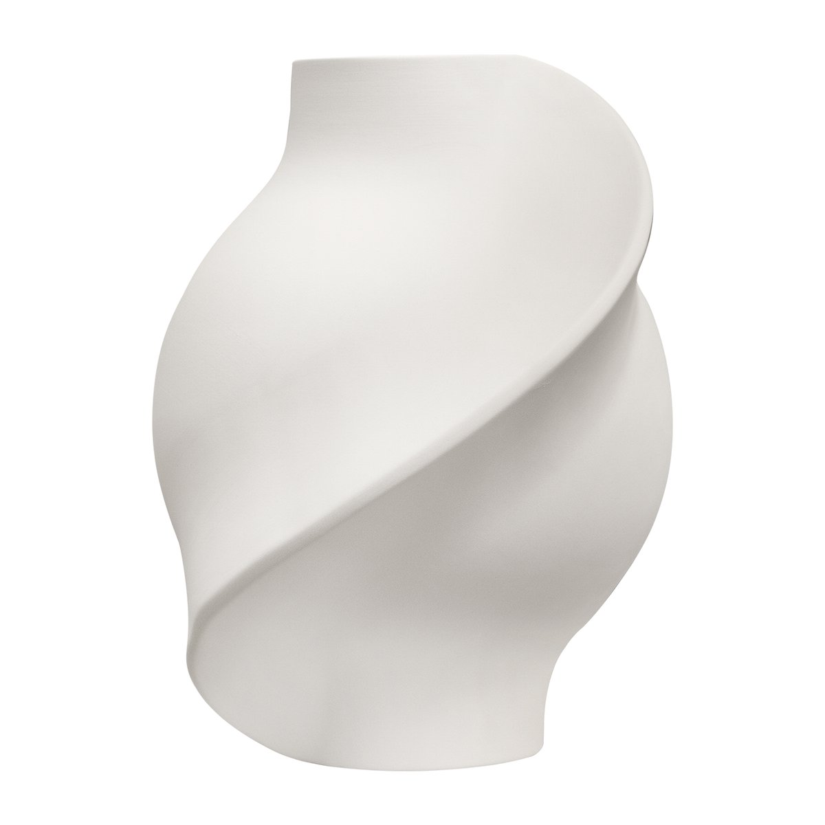 Bilde av Louise Roe Pirout vase 01 22 cm Raw White