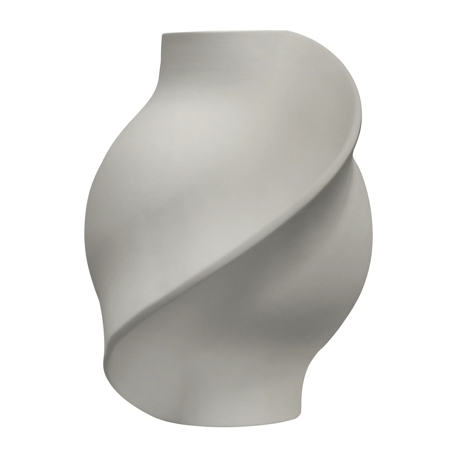 Pirout vase 01 22 cm, Sanded Grey Louise Roe