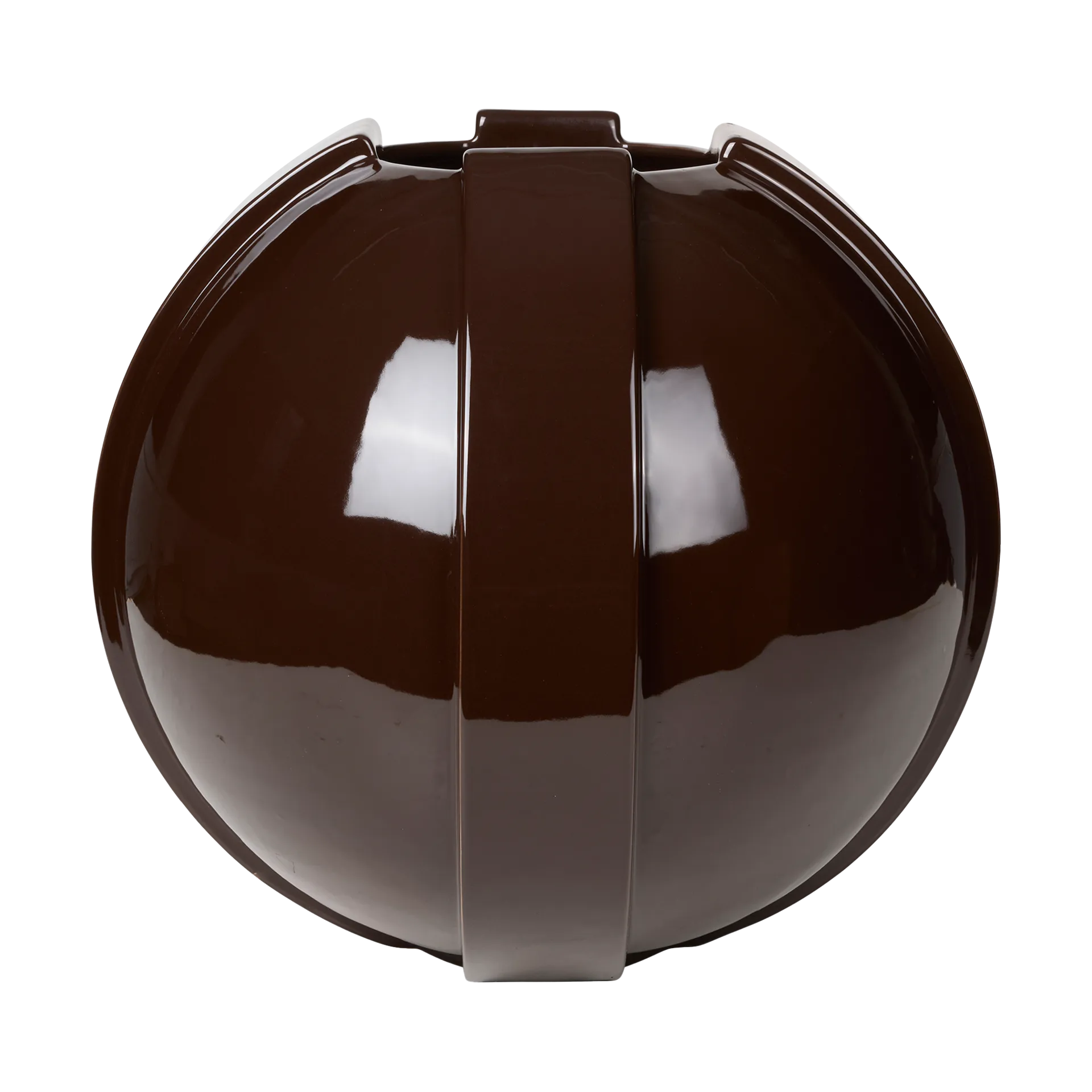 Vinci vase 02 39 cm, Dark Brown Louise Roe