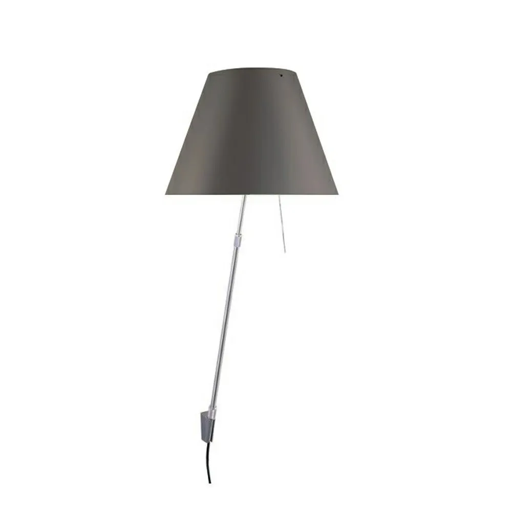 Costanza D13 a vegglampe, concrete Luceplan