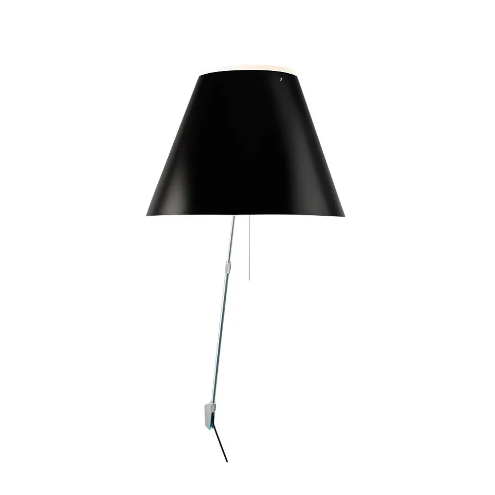 Costanza D13 a vegglampe, liquorice Luceplan