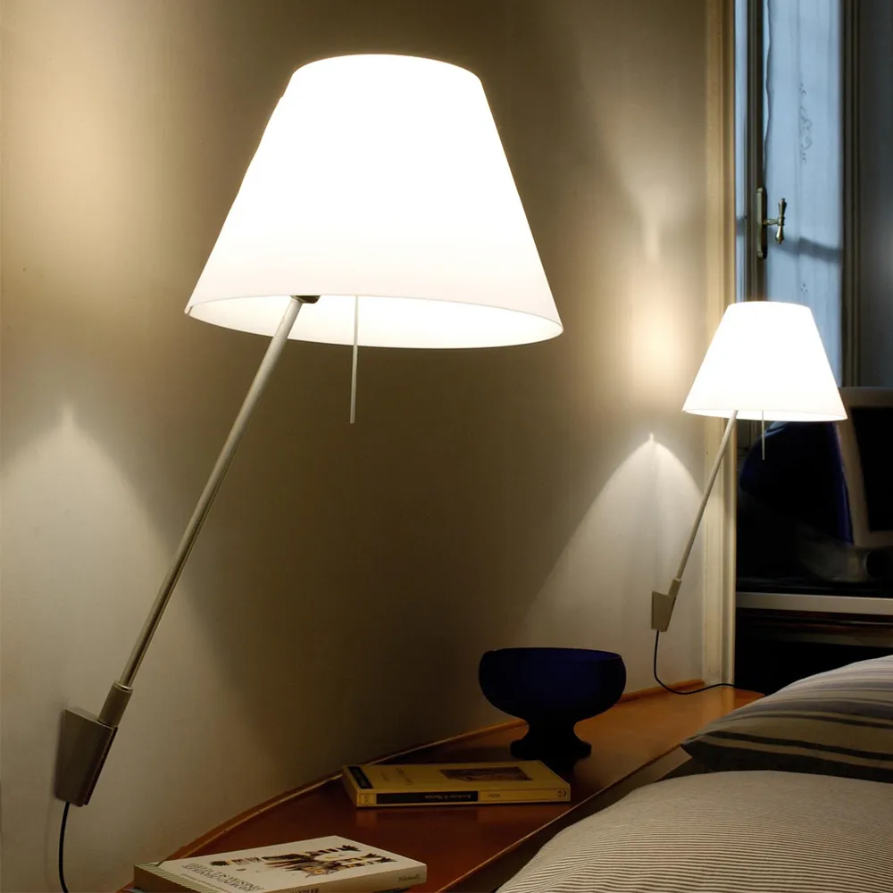 Costanza D13 a.i.f vegglampe, white Luceplan