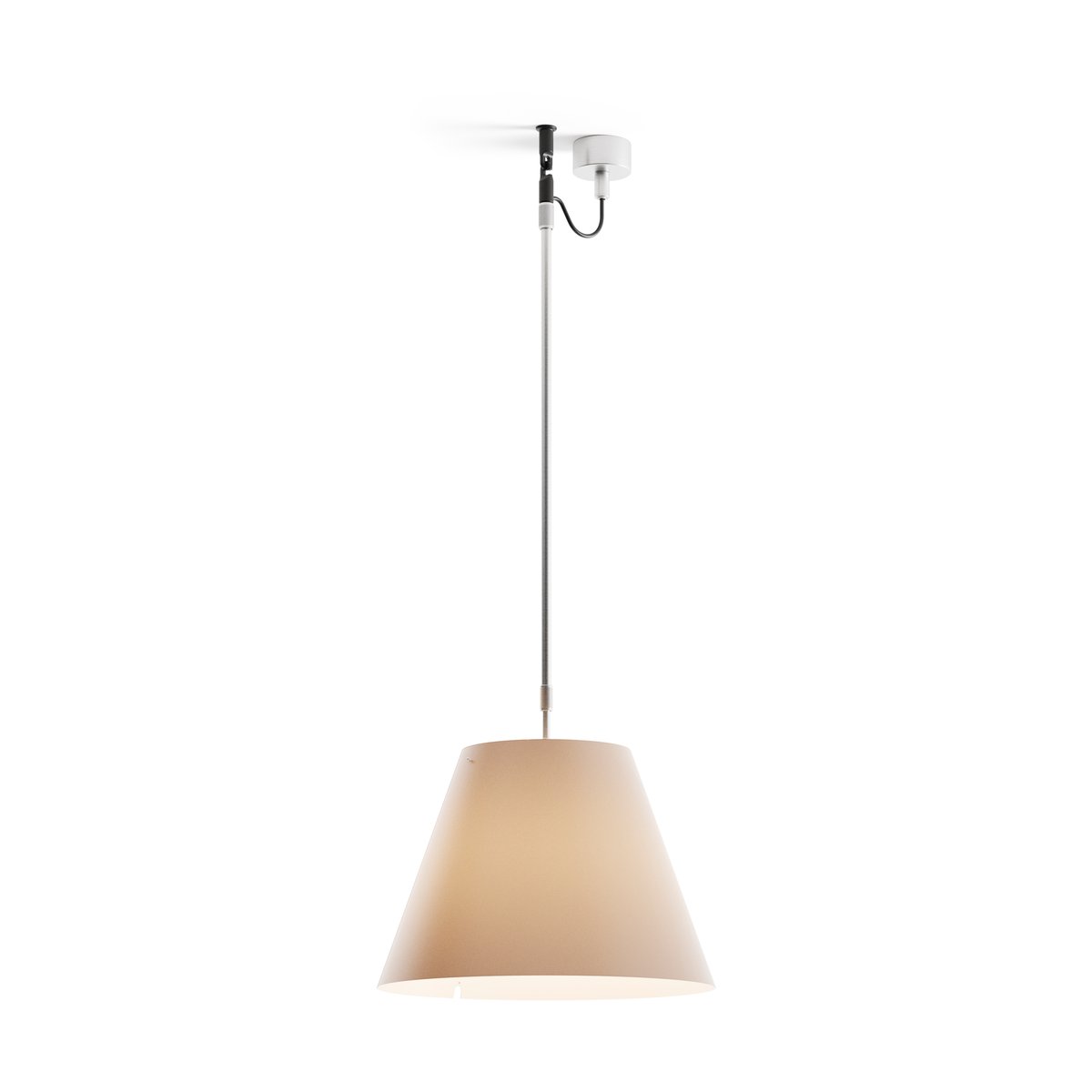 Luceplan Costanza D13 s pendel shaded stone