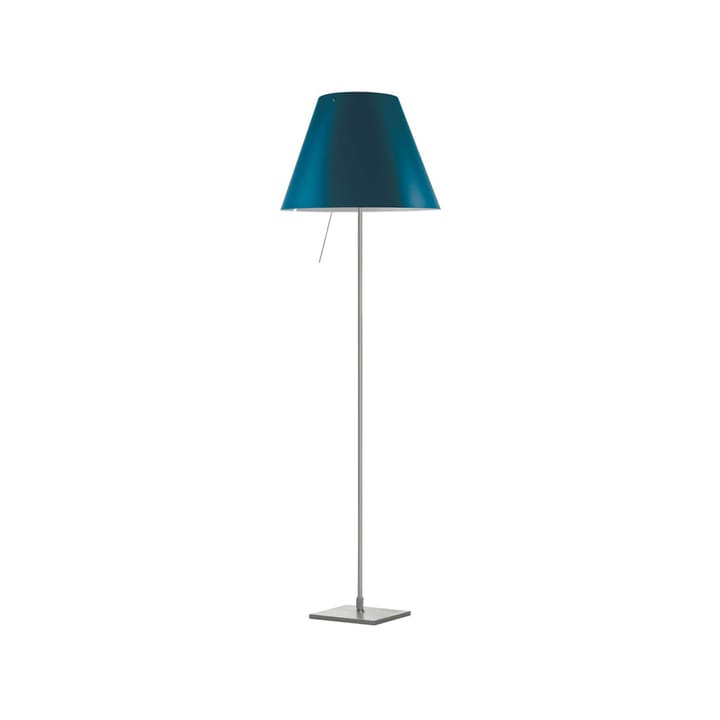 Costanza D13 t.i.f. gulvlampe - petroleum blue - Luceplan