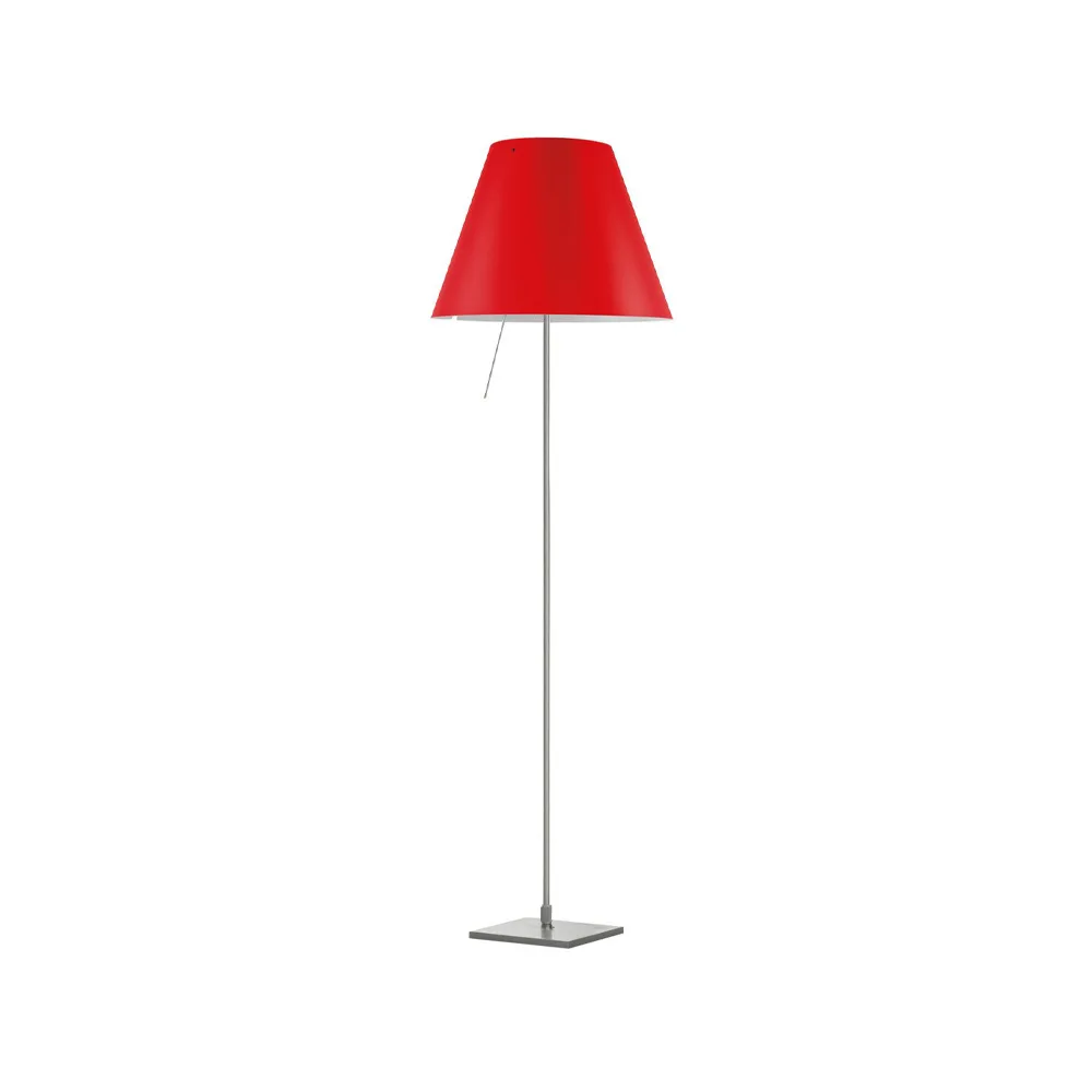 Costanza D13 t.i.f. gulvlampe, primary red Luceplan