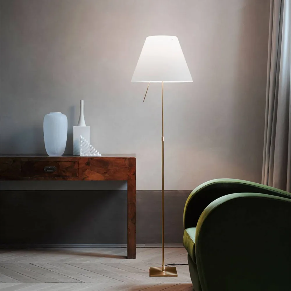 Costanza D13 t.i.f. gulvlampe, white Luceplan