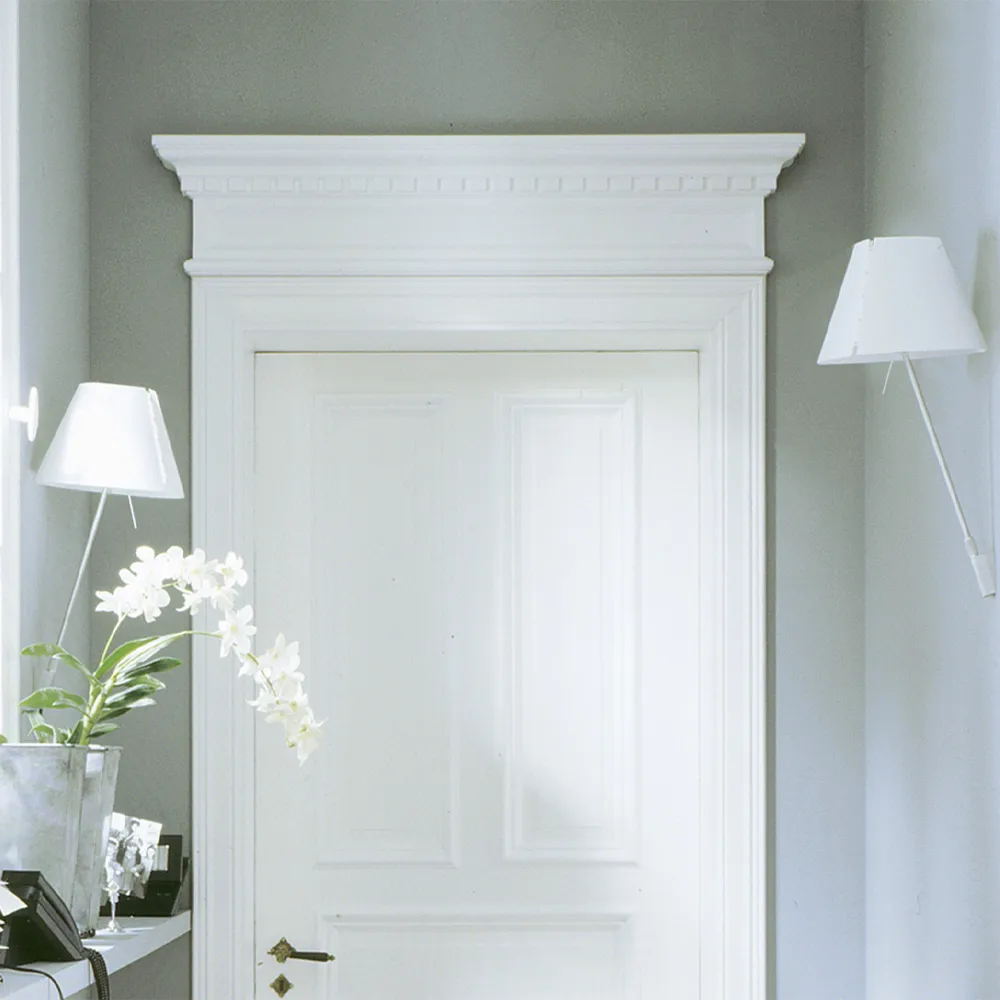 Costanzina D13 a.pi vegglampe, hvit, on-off switch Luceplan